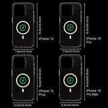Load image into Gallery viewer, for apple iphone 15 series premium magsafe compatible clear tpu + hard acrylic back protection cover | marketzone christchurch
