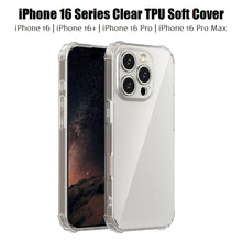 Load image into Gallery viewer, iphone 16 series clear tpu soft cover | marketzone christchurch
