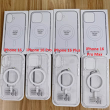 Load image into Gallery viewer, iphone 16 series magsafe hard clear case | marketzone christchurch