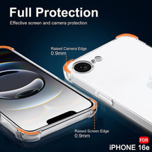 Load image into Gallery viewer, iphone 16e soft clear tpu phone back cover case | marketzone christchurch
