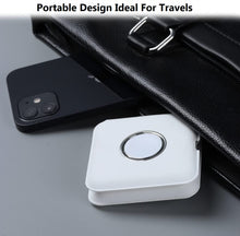 Load image into Gallery viewer, 15w 2 in 1 magnetic wireless charger magsafe compatible portable foldable charging station | marketzone christchurch