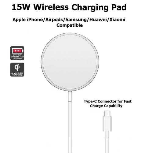15w wireless charging pad for apple iphone and samsung | marketzone christchurch