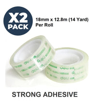 Load image into Gallery viewer, 18mm transparent clear single side home office adhesive tape | marketzone christchurch