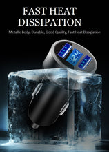 Load image into Gallery viewer, dual usb 3.1a 5v with led display car phone charger | marketzone christchurch