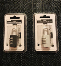 Load image into Gallery viewer, 3 dial combination security padlock 28mm resettable | marketzone christchurch