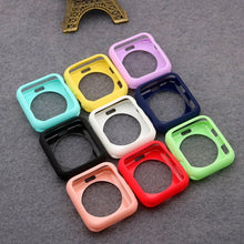 Load image into Gallery viewer, apple watch soft silicone colored bumper case cover | marketzone christchurch