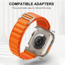 Load image into Gallery viewer, alpine nylon loop g-hook bands straps compatible with apple watch all series | marketzone christchurch