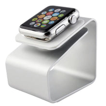 Load image into Gallery viewer, apple watch compact aluminum silver charging stand | marketzone christchurch