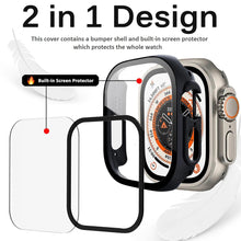 Load image into Gallery viewer, for apple watch ultra 49mm premium pc hard bumper cover with screen protection | marketzone christchurch