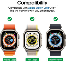 Load image into Gallery viewer, for apple watch ultra 49mm premium full coverage tempered glass screen protector | marketzone christchurch