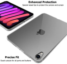 Load image into Gallery viewer, for apple ipad mini 4/5/6 ultra-thin premium transparent soft tpu back cover | marketzone christchurch