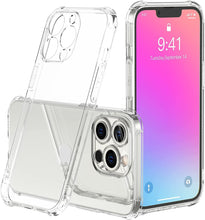 Load image into Gallery viewer, for apple iphone 14 series soft clear tpu shockproof back cover with integrated camera lens protector | marketzone christchurch
