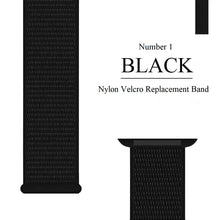 Load image into Gallery viewer, purchase 2 at special price woven nylon fabric velcro straps for apple watch | marketzone christchurch