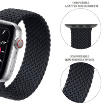 Load image into Gallery viewer, braided nylon fabric solo loop straps bands for apple watch | marketzone christchurch