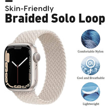 Load image into Gallery viewer, braided nylon fabric solo loop straps bands for apple watch | marketzone christchurch