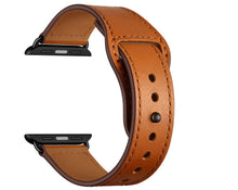 Load image into Gallery viewer, premium quality pu faux leather brown strap band for apple watch | marketzone christchurch