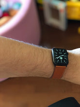 Load image into Gallery viewer, premium quality pu faux leather brown strap band for apple watch | marketzone christchurch