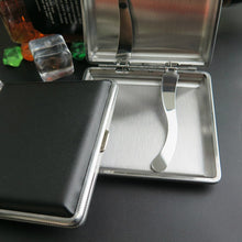 Load image into Gallery viewer, slim fashionable cigarette pu leather metal case for 20 cigarettes | marketzone christchurch