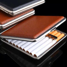 Load image into Gallery viewer, slim fashionable cigarette pu leather metal case for 20 cigarettes | marketzone christchurch