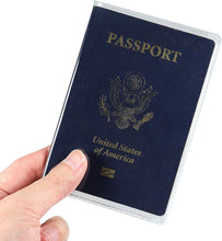Load image into Gallery viewer, clear transparent pvc soft passport sleeve protection cover holder | marketzone christchurch