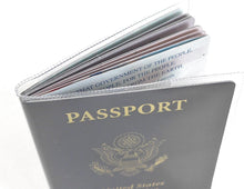 Load image into Gallery viewer, clear transparent pvc soft passport sleeve protection cover holder | marketzone christchurch