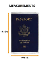 Load image into Gallery viewer, clear transparent pvc soft passport sleeve protection cover holder | marketzone christchurch