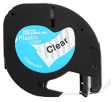 Load image into Gallery viewer, dymo letratag label tape replacement cartridges 12mm x 4m | marketzone christchurch