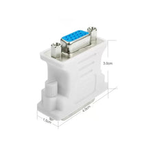 Load image into Gallery viewer, vga female to dvi 24+1 male video port adapter converter | marketzone christchurch