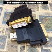 Load image into Gallery viewer, hdmi male to dvi i 24+5 female video port adapter converter | marketzone christchurch
