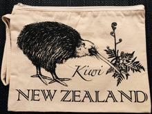 Load image into Gallery viewer, nz theme cotton zipper bags 3 designs new zealand souvenirs | marketzone christchurch