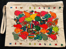 Load image into Gallery viewer, nz theme cotton zipper bags 3 designs new zealand souvenirs | marketzone christchurch