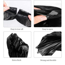 Load image into Gallery viewer, 4 rolls black pet poo thick quality waste pick up clean bags | marketzone christchurch