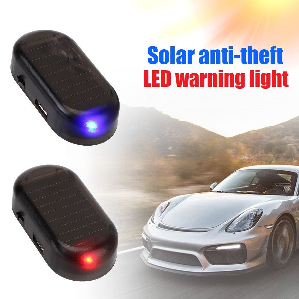 Fake LED car alarm installation 