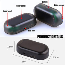 Load image into Gallery viewer, dummy solar car led flash blinking anti theft warning security light | marketzone christchurch