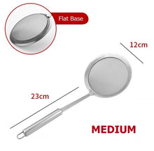 Load image into Gallery viewer, fine mesh stainless steel oil grease skimmer strainer siever | marketzone christchurch