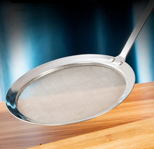Load image into Gallery viewer, fine mesh stainless steel oil grease skimmer strainer siever | marketzone christchurch