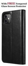 Load image into Gallery viewer, premium slim leather full cover flip case for apple iphone 11 and 12 series | marketzone christchurch