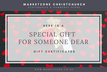 Load image into Gallery viewer, marketzone christchurch gift certificates | marketzone christchurch