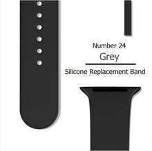 Load image into Gallery viewer, replacement soft silicone straps bands for apple watch 42 44 45mm | marketzone christchurch