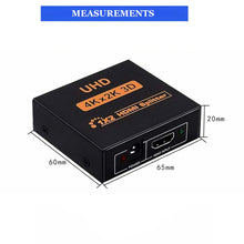 Load image into Gallery viewer, hdmi 1 in 2 out video display extender splitter | marketzone christchurch