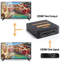 Load image into Gallery viewer, hdmi 1 in 2 out video display extender splitter | marketzone christchurch