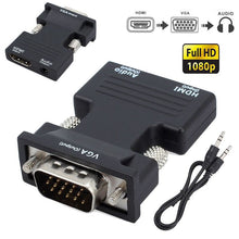 Load image into Gallery viewer, hdmi female to vga male video port adapter converter | marketzone christchurch