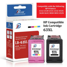 Load image into Gallery viewer, hp 63xl black color compatible large capacity ink cartridge for hp printers | marketzone christchurch