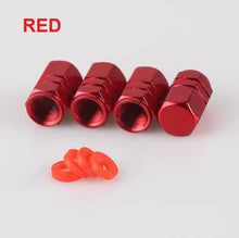 Load image into Gallery viewer, aluminum hexagonal alloy valve stem car wheel tyre tire caps | marketzone christchurch