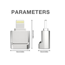 Load image into Gallery viewer, lightning to microsd card flash drive reader adapter for iphone | marketzone christchurch