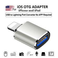 Load image into Gallery viewer, usb 3.0 to lightning port converter adapter for apple iphone & ipad | marketzone christchurch