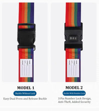 Load image into Gallery viewer, luggage suitcase travel belt strap optional 3 pin number buckle lock | marketzone christchurch