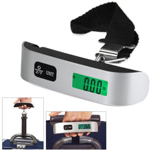 Load image into Gallery viewer, portable digital luggage scale silver 50kg | marketzone christchurch