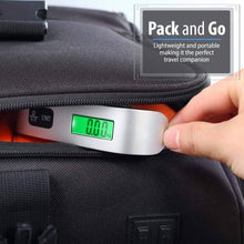 Load image into Gallery viewer, portable digital luggage scale silver 50kg | marketzone christchurch
