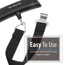Load image into Gallery viewer, portable digital luggage scale silver 50kg | marketzone christchurch